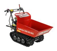 GeoTech Pro GeoPorter 330D B&S - Carretilla de orugas con cajón dumper y 6 rodillos - 300 kg
