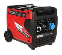 GeoTech Pro PTGA 7500 - Generador eléctrico inverter silencioso con ruedas 5,8 kW - Continua 5,5 kW Monofásico