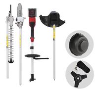 GeoTech X-Line MT-40V - Desbrozadora multifunción a batería - 40 V - BATERÍA Y CARGADOR NO ESTÁN INCLUIDOS