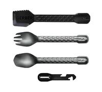 Gerber Cubiertos multifuncionales, ComplEAT, Negro, 31-003464