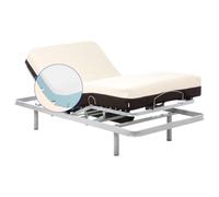 Geriafy Cama articulada con colchón Cotton V6 Remote 90x200 cm