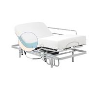 Geriafy Cama articulada con colchón Funda Tencel Care 90x200 cm