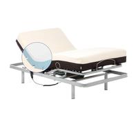 Geriafy Cama articulada con colchón viscoelástico Cotton V6 90x200 cm