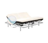 Geriafy - Cama Articulada de Matrimonio Reforzada con Colchón Ortopédico Viscoelástico 20 cm (180x200, Mando por Cable)