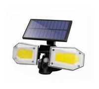 Gerimport Aplique Solar Exterior con Sensor 78 Leds - Iluminación Exterior