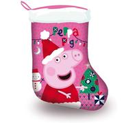 Gerimport Calcetín Papá Noel Peppa Pig 42 X 32 Cm - Adornos y Modelos Navideños