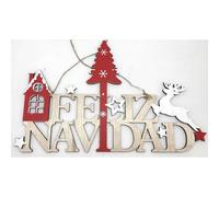 Gerimport Cartel Colgante Feliz Navidad - Adorno Navideño - Decorativo - Tamaño 42 X 22 Cm