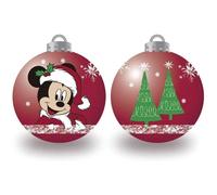 Gerimport - Disney Mickey Mouse - Pack 6 Bolas Rojas - Decoración Navideña única