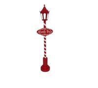 Gerimport FAROLA 1 LED C/ CARTEL NORTH POLE 36X24X152 CM
