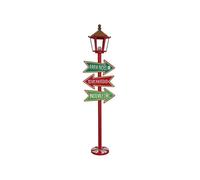 Gerimport Farola de Navidad con indicaciones 38 x 22,5 x 152 cm