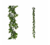 Gerimport Guirnalda Decorativa Planta Artificial Boj 135 Cm - Ideal para Interiores y Exteriores