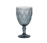 Gerimport Pack 6 copas cristal Liz 340 ml color azul