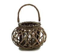 Gerimport Portavelas Cilíndrico con Asa 18 Cm - Decorativo