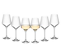 Gerlach 1760 Juego De 6 Copas De Vino Blanco, 450 Ml, Cristal, Aptas Para Lavavajillas, Modernas