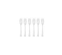 Gerlach Tenedores de Postre Brillante Valor, Acero Inoxidable, Plata, 20 x 15 x 2.5 cm, 6 Unidades de Medida