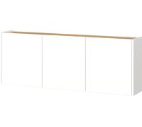 Germania Zapatero 1345-513 GW-Libbiano, en Blanco/Roble navarra, con Poca Profundidad, 138 x 52 x 25 cm (Ancho x Alto x Profundidad)