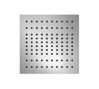 Gessi Binario, módulo jet tipo lluvia 200x200 mm con instalación SHIFT-Fix, 61102706, Color: PVD negro metálico