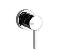 Gessi Emporio Via Tortona juego de montaje para mezclador monomando, 1 vía, salida superior. para cuerpo oculto, 031, 19712299, Color: Negro XL