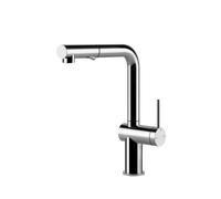 Gessi INEDITO Due Getti Matte Black - 60435#299 Grifo monocomando Fregadero | Negro mate, Doble chorro conmutable, Chorro normal y nebulizado