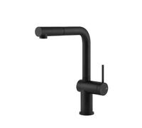 Gessi INEDITO Monogetto Matte Black - 60433#299 Grifo monocomando Fregadero | Negro mate, Boca monochorro fija, Caudal reducido ahorro agua