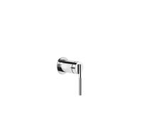 Gessi Ingranaggio juego monomando, sin desviador apto para bañera/ducha, 1 salida en la parte superior, 63561706, Color: PVD negro metálico