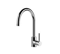 Gessi NEUTRON Girevole Chrome - 20570#031 Grifo monocomando Fregadero | Cromo brillante, Caño giratorio 360°, Caudal ajustable