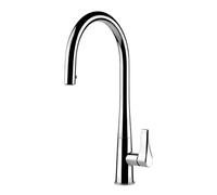 Gessi PROTON Estraibile Chrome - 17153#031 Grifo monocomando Fregadero | Cromo brillante, Ducha extraíble, Manguera flexible extensible