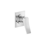 Gessi Rilievo, juego listo para instalar para mezclador monomando, 1 vía, salida superior, para cuerpo oculto, 59109299, Color: Negro XL