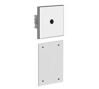 Gessi Rilievo RETTANGOLO sensor de empotrar sin contacto y con control electrónico para todas las salidas individuales de WC, 59029299, Color: Negro XL