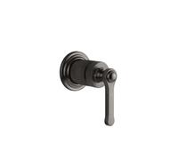Gessi Venti20 juego monomando lavabo/bañera/ducha, para caño separado, 1 vía, cartucho D35mm, montaje en pared, 65131707, Color: PVD