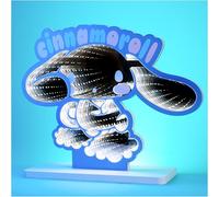 Get Trend Cinnamoroll Sanrio Luces LED 3D Lámpara USB con Efecto Espejo Infinito, Lampara Noche Niños para Dormitorio, Regalos de Anime (Multi Cinnamoroll)
