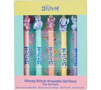 Get Trend Disney Stitch Boligrafos Borrable Set de 5 Bolígrafo Gel con Tinta Azul Ideal para Material Escolar y Papeleria Bonita Ideas Regalo (Stitch & Angel)