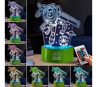 Get Trend Disney Toy Story LED Lampara Noche, Alimentado por USB y Batería Lamparas de Mesa y Cabecera con 16 Colores, 4 Modos con Brillo Ajustable (Multi Toy Story)