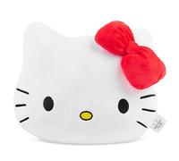Get Trend Hello Kitty Cojin Decorativo 3D, Cojines Abrazar Sofá Cama, Peluche Kawaii Almohada para Niños Adolescentes Mujeres, Regalos Anime (Blanco Hello Kitty, L37 x W32)