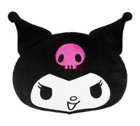 Get Trend Kuromi Cojin Decorativo 3D, Cojines Abrazar Sofá Cama, Peluche Kawaii Almohada para Niños Adolescentes Mujeres, Regalos Anime (Negro Kuromi, L31.5 x W28)