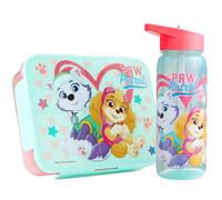 Get Trend Patrulla Canina Fiambrera y Botella Infantil 640 ml Set, Bento Box 1,75 L con Compartimentos, Sin BPA, Apto Microondas y Lavavajillas, Lunch Box Escuela y Ocio (Multi Paw Patrol)