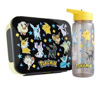 Get Trend Pokemon Fiambrera Niños con Botella 640 ml Set, Bento Box 1,75 L con Compartimentos, Apta para Lavavajillas y Microondas, Libre de BPA, Lunch Box Escolar Colegio y Ocio (Multi Pokemon)