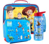 Get Trend Toy Story Bolsa de Almuerzo Niños Set 3 Piezas, Bolsa Isotermica 5 L, Botella 640 ml y Snack Box 2 L Compartimentos, Sin BPA, Ligero y Resistente para Escuela (Multi Toy Story)