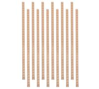 GETAJGHSD 12 Piezas de Moldura Decorativa de Madera sin Acabado, Listones Cuadrados de 41cm para Decoración de Ventanas y Paredes, Soporte para Uso Prolongado