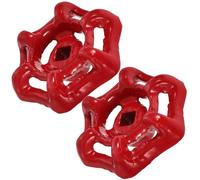 GETAJGHSD 2 Manijas de Válvula de Compuerta Alta Fiabilidad de Hierro Fundido Diseño Simple, Formas Octagonal y Hexagonal Varios estilos para Drenaje y Uso Exterior Varios estilos