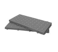 GETAJGHSD 2 Piezas Panel Lateral Rectangular de Plástico para Maceteros de Jardín Alta Capacidad de Carga y Compatibilidad, Adecuado para Patios y Balcones