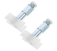 GETAJGHSD Guías Inferiores para Puertas Correderas 2 Piezas de Plástico Blanco Compatibilidad Amplia, Mantenimiento y Uso en Puertas Deslizantes Interiores