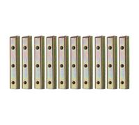 GETAJGHSD Kit de 10 Herrajes de Metal para Montaje de Muebles, Soporte de Conector de Sofá y Cama Diseño Seguro para Uso Doméstico