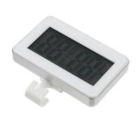 GETAJGHSD Termómetro Frigorífico y Higrómetro Digital Abs Blanco Alarma de Temperatura Alta o Baja, Medición Precisa para Refrigerador y Congelador