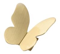GETAJGHSD Tiradores de Puertas para Armarios en Aleación de Aluminio Diseño de Insecto, Cómodos y Fáciles de Instalar, Color Dorado, Par para Muebles Modernos
