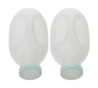 GETAJGHSD Urinario Portátil Masculino 2 Piezas de Plástico Blanco 2000ml con Tapa a Prueba de Derrames Diseño Ergonómico para Uso en Cama y Hogar Fácil Limpieza