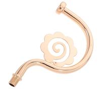 GETAJGHSD Vástago de Reemplazo de Artefacto de Iluminación, Tubo de Lámpara Roscado Curvo de Hierro Dorado, Pieza para Reparación de Lámparas de Pared y Techo, Pasillos y Corredores