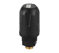 Getdoublerich Controlador automático de interruptor de presión de agua 200W-1100W, potenciador de flujo de plástico de metal para bombas autocebantes, color negro