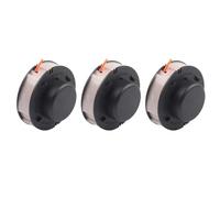 Gettimore 3 bobinas y línea para recortadora de césped de 1,6 mm x 5 m para modelos FSA56, FSE41, FSE52, PP500, compatible con STIHL FSA 56 FSE 41 52, carrete de repuesto de plástico robusto para