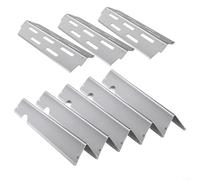 Gettimore Barras aromatizantes de acero inoxidable para Weber para genesis II E-310 E-335 S-345 para lx 300 Series Heat Shield BBQ Grill Parts 8 unidades